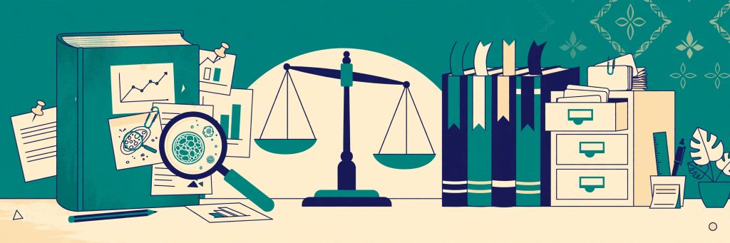 Ilustrasi perbandingan buku monograf dengan buku referensi